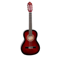 Valencia 100 Series VC103RDS Right-Handed 3/4-Sized Nylon Classical Guitar in Red Burst