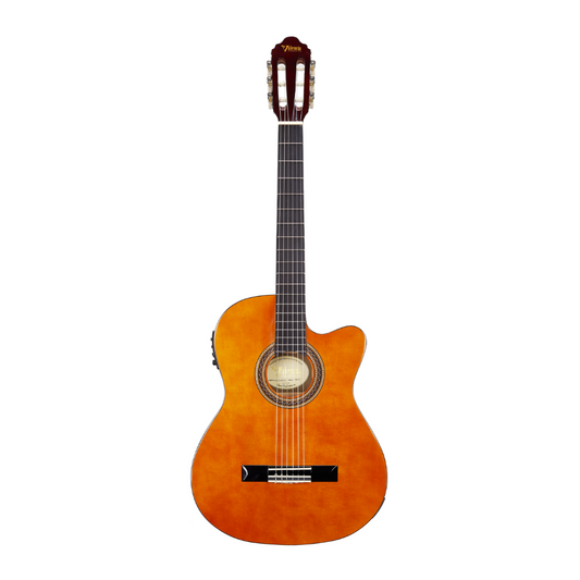 Valencia 104HT Hybrid Thin Body Nylon Classical Electric w/ Cutaway