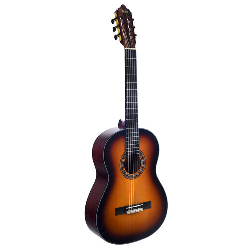 Valencia VC304ASB 4/4-Sized Classical Guitar in Antique Sunburst