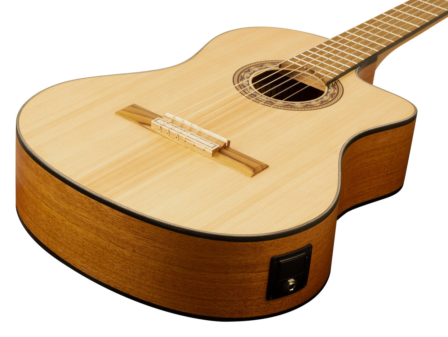 Valencia VC304CE 300 Series Right-Handed Classical Electric Guitar with Cutaway