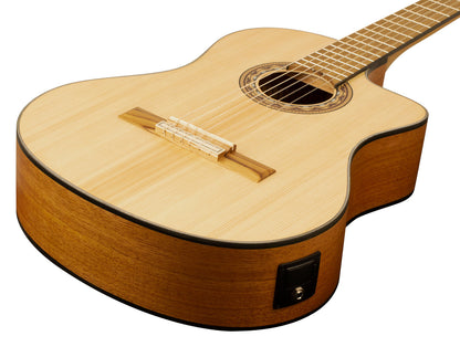 Valencia VC304CE 300 Series Right-Handed Classical Electric Guitar with Cutaway