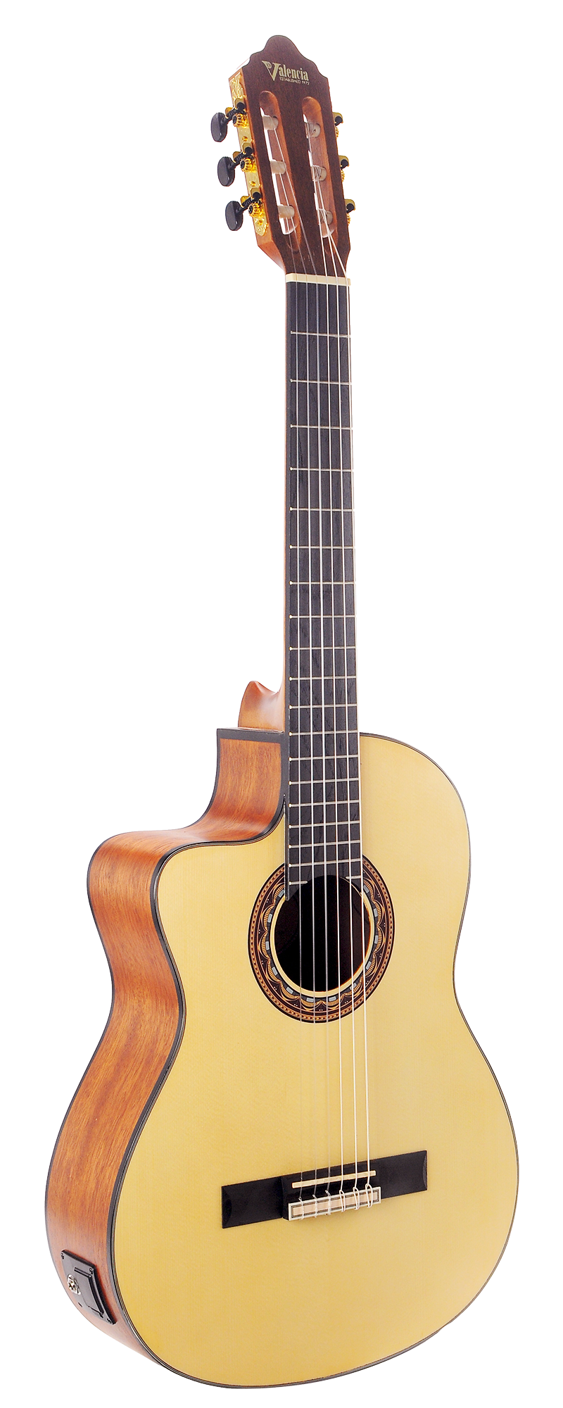 Valencia 300 Series Classical Electric Guitar w/ Cutaway (Assorted Orientation)