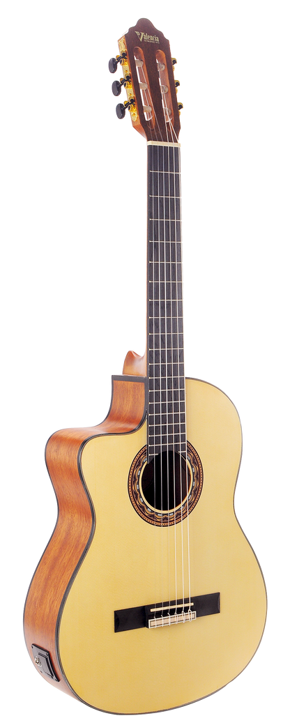 Valencia 300 Series Classical Electric Guitar w/ Cutaway (Assorted Orientation)