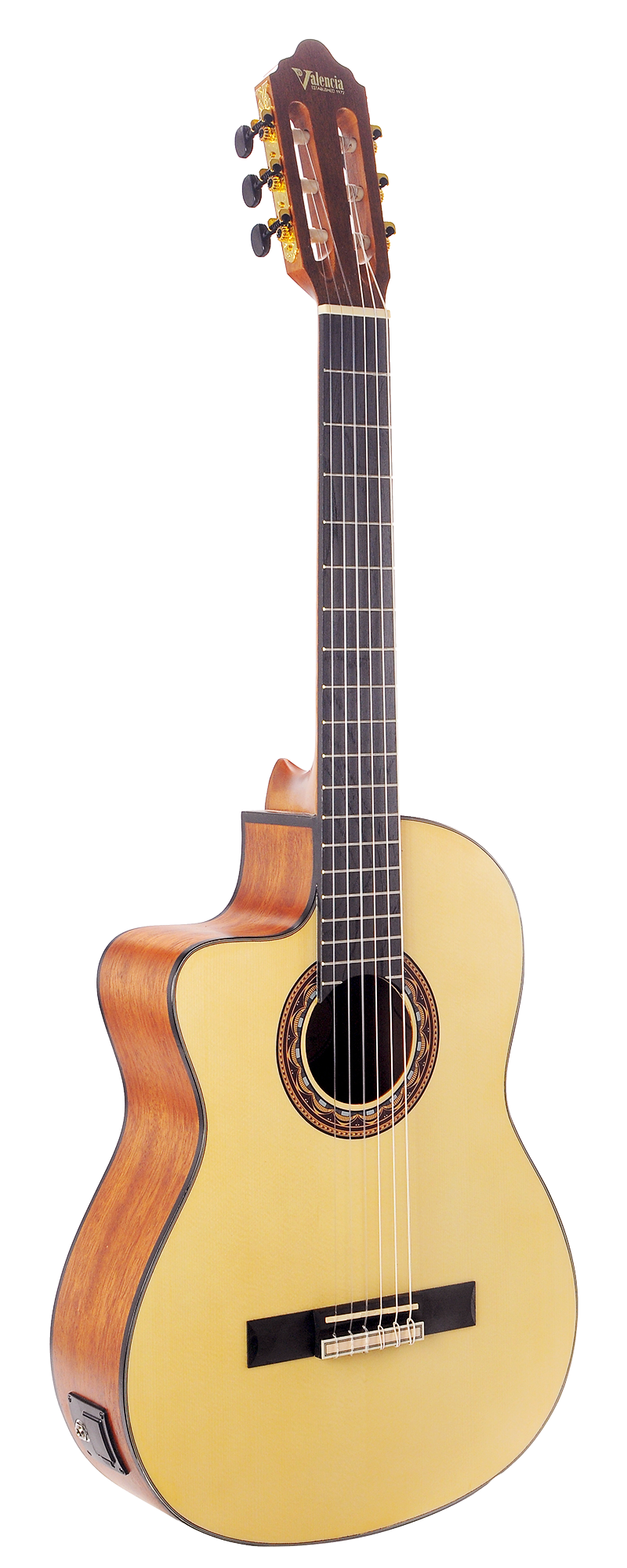 Valencia 300 Series VC304CEL Left-Handed Classical Electric Guitar with Cutaway