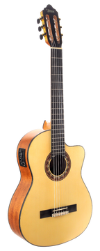 Valencia VC304CE 300 Series Right-Handed Classical Electric Guitar with Cutaway