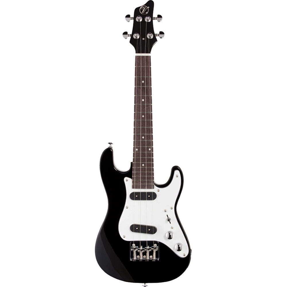 Vorson ST-Style Tenor-Scale Solid Body Electric Ukulele in Black