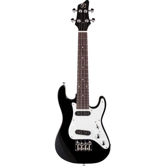 Vorson ST-Style Tenor-Scale Solid Body Electric Ukulele in Black