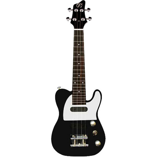 Vorson TL-Style Tenor-ScaleSolid Body Electric Ukulele in Black