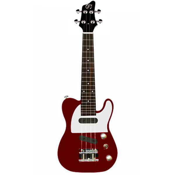 Vorson TL-Style Tenor-Scale Solid Body Electric Ukulele in Wine Red