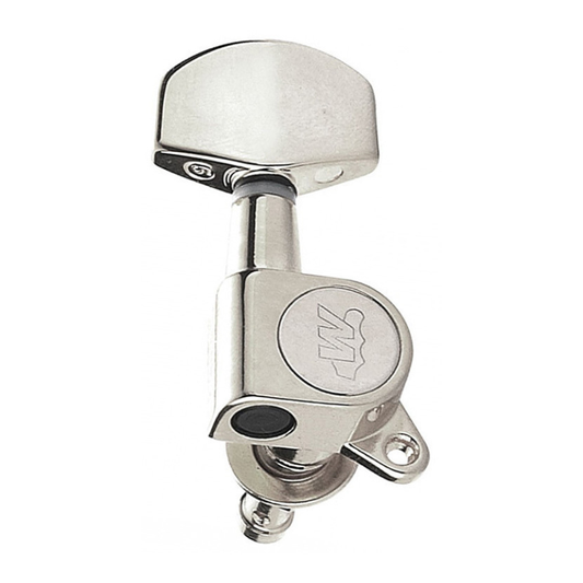 Wilkinson WJ01CR Acoustic/Electric Guitar Tuning Machines in Chrome Finish (3+3)
