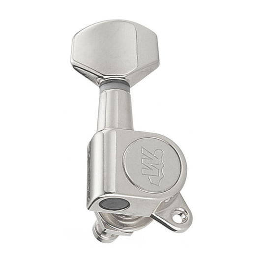 Wilkinson WJ07CR Acoustic/Electric Guitar Tuning Machines in Chrome Finish (3+3)