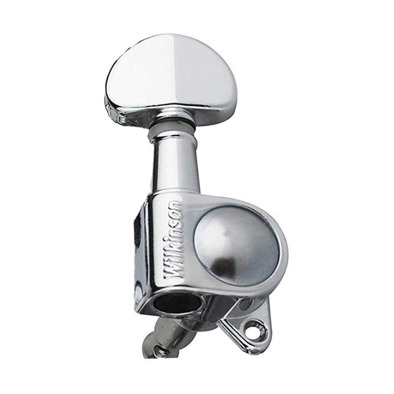 Wilkinson WJ703M6CR Roto Style Electric Tuning Machines in Chrome Finish (6-inline)