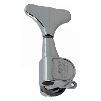 Wilkinson WJB6504CR Electric Bass Guitar Sealed Tuning Machines in Chrome Finish (4-Inline)