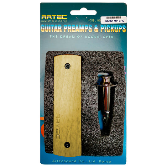 Artec WSHD Humbucker Soundhole Pickup with Internal Output Jack in Maple