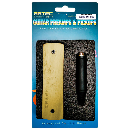 Artec WSHDMP/OSJ WSHD Humbucker Soundhole Pickup with External Output Jack in Maple