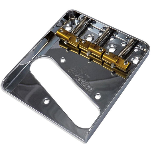 Wilkinson WTBCR Vintage TL-Style Electric Guitar Bridge in Chrome Finish