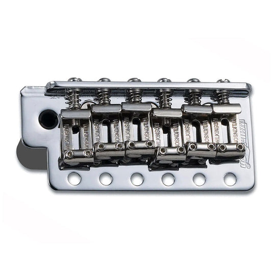 Wilkinson WVCCR Classic ST Style Complete 6-point Tremolo Bridge in Chrome with Zinc Block