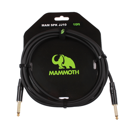 Mammoth MAM SPK JJ10 10ft Speaker Cable, Jack to Jack