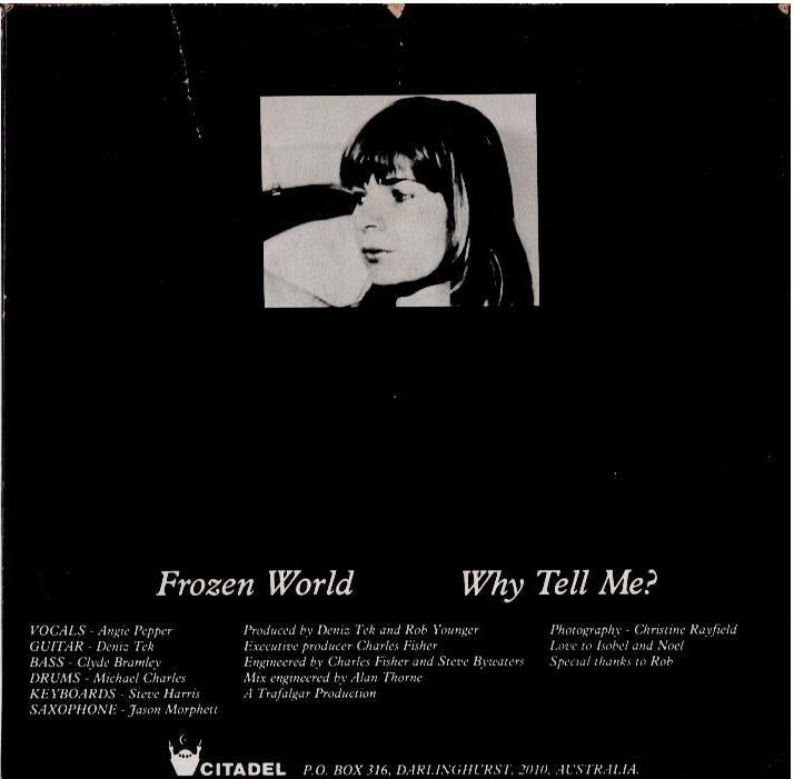 Angie Pepper - Frozen World (Vinyl, 7", 45 RPM, Single)