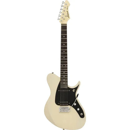 Aria J Series J-1 Electric Guitar in See-Thru Vintage White