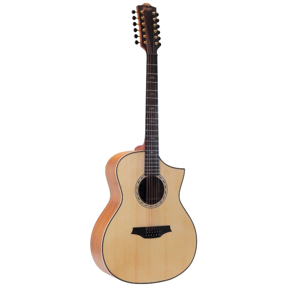 Bromo BAT4CE12 Tahoma Series Sold Top 12-String Grand Auditorium Acoustic Guitar