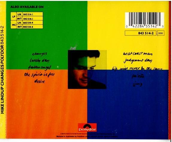 Mike Lindup – Changes (CD, Album)