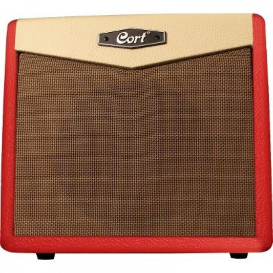 Cort CM15R 15 Watt Guitar Amplifier in Dark Red