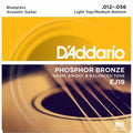 D'Addario EJ19 Phosphor Bronze 12-56 Bluegrass Acoustic Guitar Strings