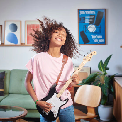 Fender X Loog Kids Stratocaster Electric Guitar in Red