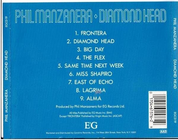 Phil Manzanera – Diamond Head (CD, Album, Reissue, Nimbus, Virginia)