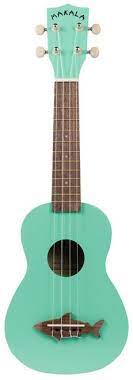 Kala Soprano Shark MK-SS/GRN Green Surf Ukulele