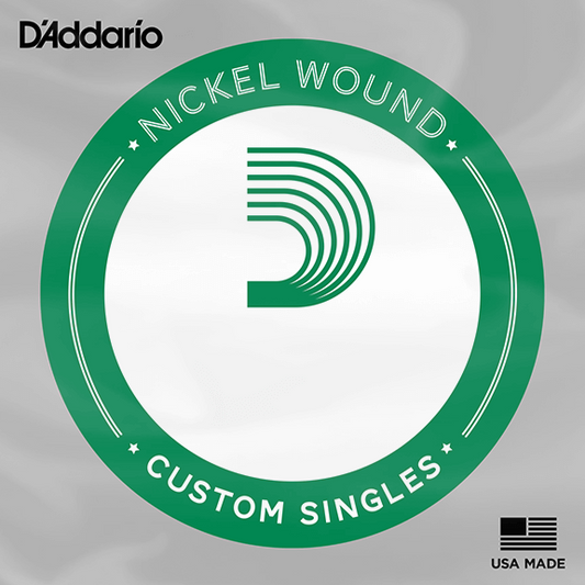 D'Addario Nickel Wound Single String .062