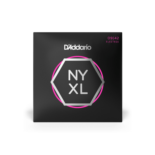 D'Addario NYXL Nickel Wound Electric Guitar Strings NYXL0942 Super Light (9-42)