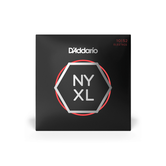 D'Addario NYXL Nickel Wound Electric Guitar Strings NYXL1052 Light Top/Heavy Bottom (10-52)