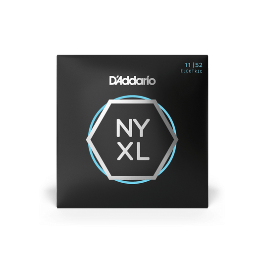D'Addario NYXL Nickel Wound Electric Guitar Strings Medium NYXL1152 Top/Heavy Bottom (11-52)