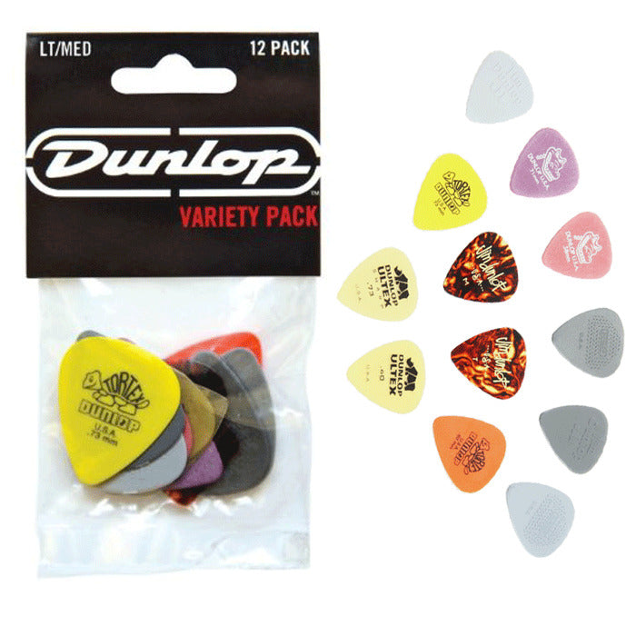 Dunlop Variety Picks JPVP101 Light/Medium (12 Pack)