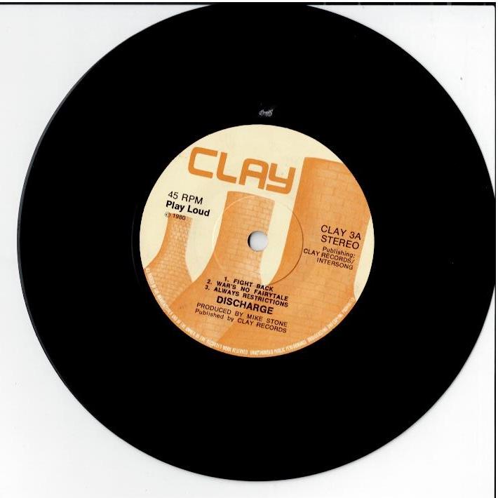 Discharge - Fight Back (Vinyl, 7", 45 RPM, EP, Repress)