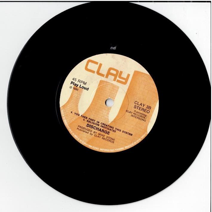 Discharge - Fight Back (Vinyl, 7", 45 RPM, EP, Repress)