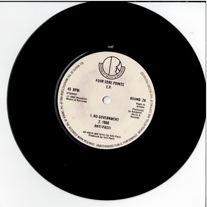 Anti-Pasti - Four Sore Points.... (Vinyl, 7", 45 RPM, EP)