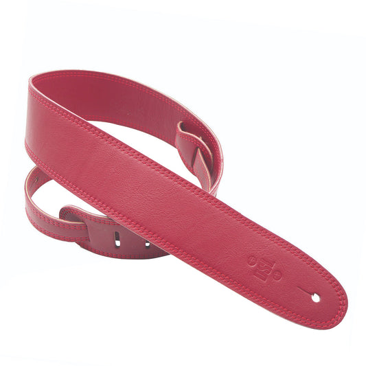 DSL GLG25-BURGUNDY Triple Garment Leather Guitar Strap