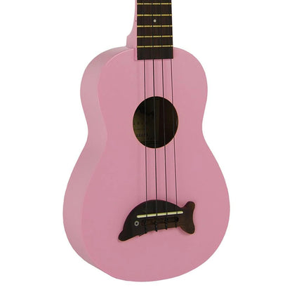 Makala Soprano Dolphin/Shark Ukulele (Assorted Colours)