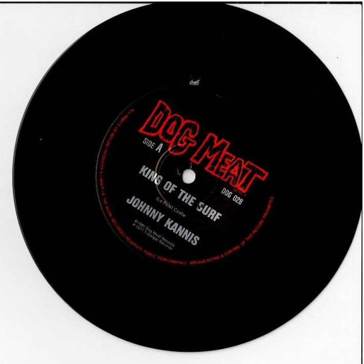 Johnny Kannis - King Of The Surf! (Vinyl, 7", Single, Limited Edition)