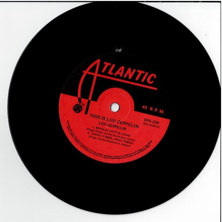 Led Zeppelin - This Is Led Zeppelin (Vinyl, 7", 45 RPM, EP, Reissue, Stereo)