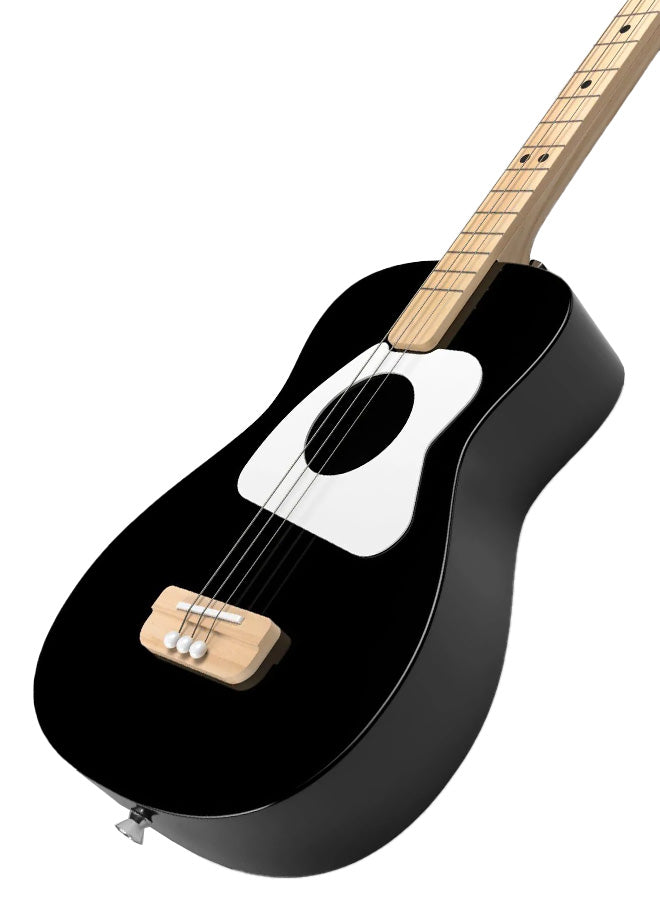 Loog LGPRCAK Pro Kids Acoustic Guitar in Black