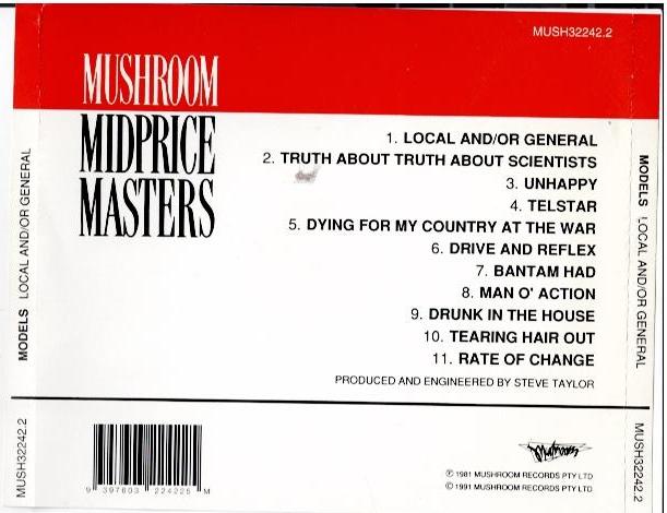 Models – Local &/Or General (CD, Album, Reissue)