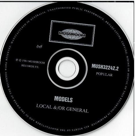 Models – Local &/Or General (CD, Album, Reissue)