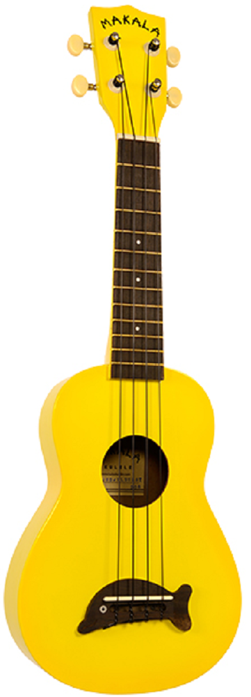 Makala Soprano Dolphin/Shark Ukulele (Assorted Colours)