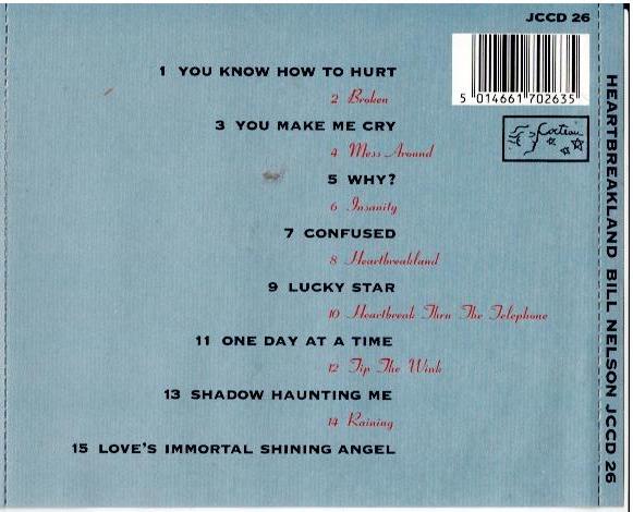 Bill Nelson – Heartbreakland (CD, Album)