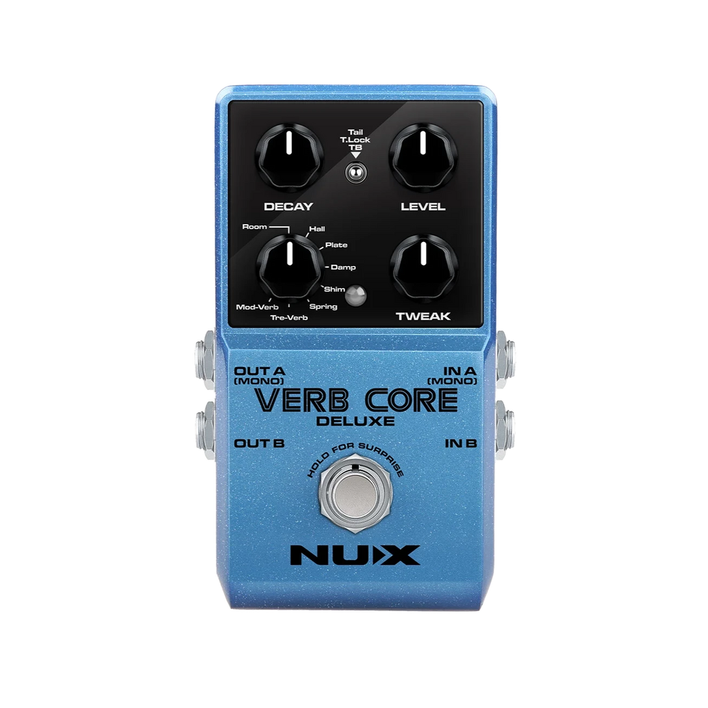 NUX NXVERBCORE Core Series Verb Core Deluxe Reverb Effects Pedal