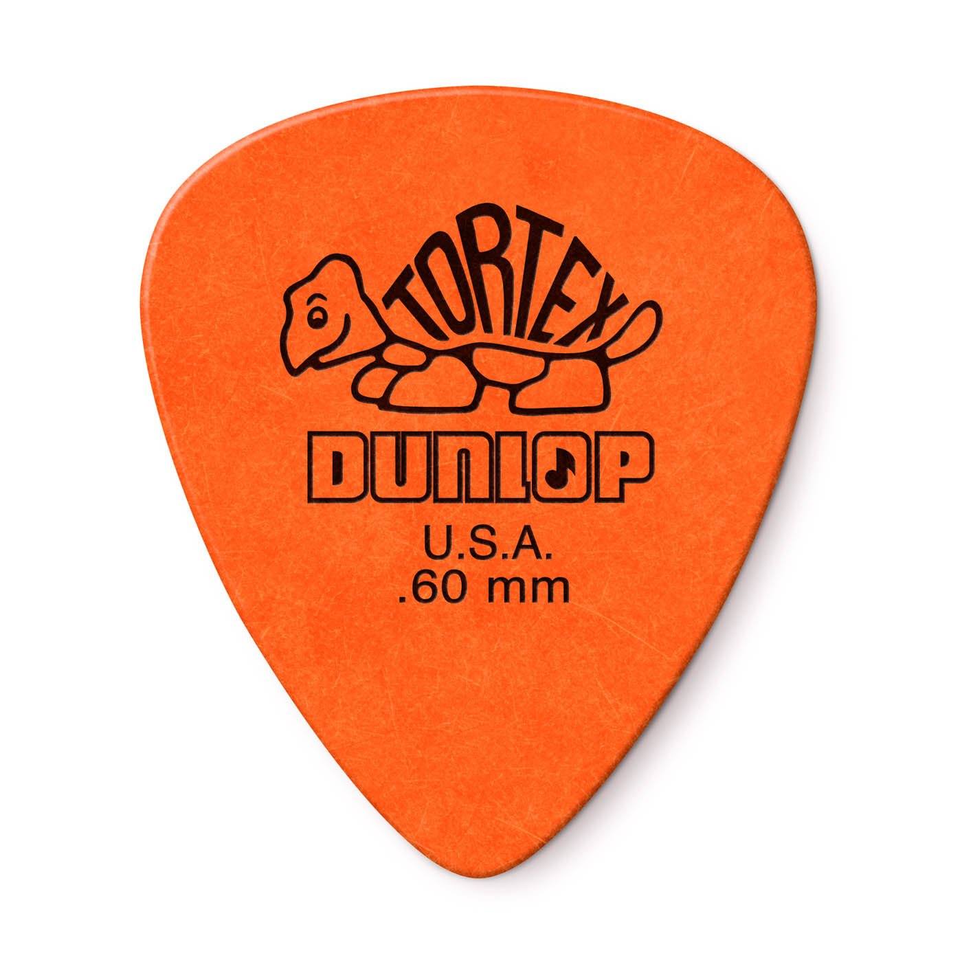 Dunlop Tortex Standard JP160 Orange .60 Player’s Guitar Picks (12 Pack)